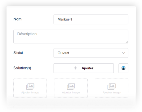 Lier une solution Multiselector à un marqueur