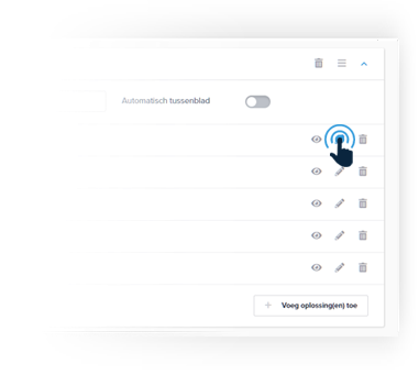 Naam oplossing aanpassen