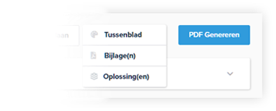 Extra blad toevoegen